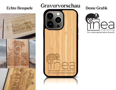 INDIVIDUELL iPhone 14 Pro Bambus-Kunststoff